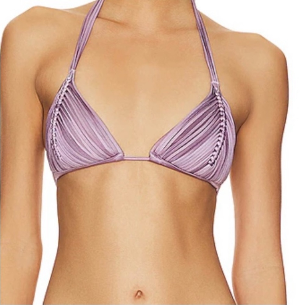 PQ Isla Triangle bikini top size M, L and D NWT in Violet